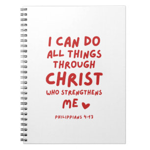 Cuaderno Puedo Hacer Todas Las Cosas Filipinas 4:13