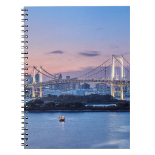 Cuaderno Puente Arcoíris al anochecer