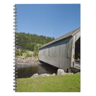 Cuaderno Puente cubierto del río Irish, St. Martins, Nuevo
