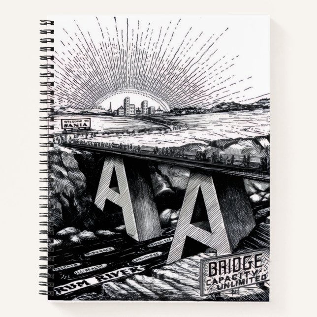 Cuaderno Puente de AA hacia la cordura (Anverso)