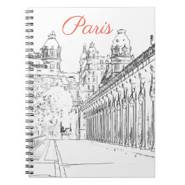 Cuaderno Puente de Bir-Hakeim sobre el Sena - París, Franci