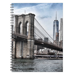 CUADERNO PUENTE DE BROOKLYN DURANTE EL DÍA