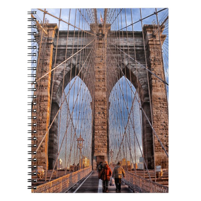 Cuaderno Puente de Brooklyn Nueva York EE. UU. (Frente)