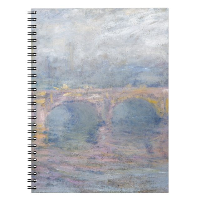 Cuaderno Puente de Claude Monet el | Waterloo, Londres, en (Frente)