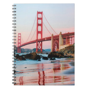 Cuaderno Puente de la puerta de oro tira almohada