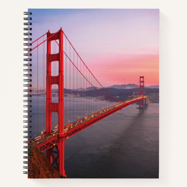 Cuaderno Puente de la puerta de oro tira almohada (Anverso)