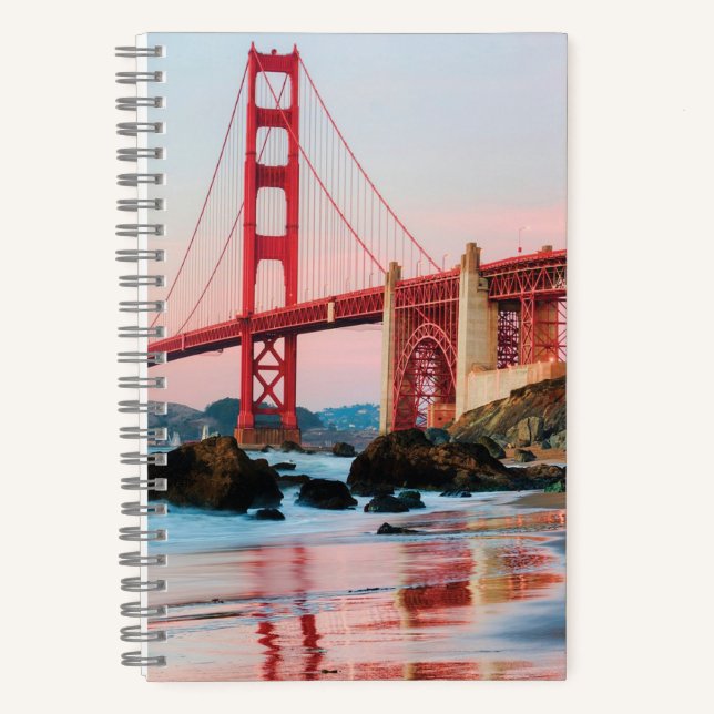 Cuaderno Puente de la puerta de oro tira almohada (Anverso)