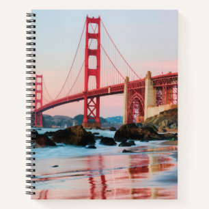 Cuaderno Puente de la puerta de oro tira almohada