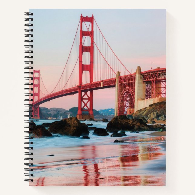 Cuaderno Puente de la puerta de oro tira almohada (Anverso)