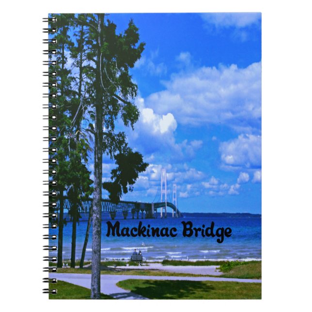 Cuaderno Puente de Mackinac Michigan (Frente)