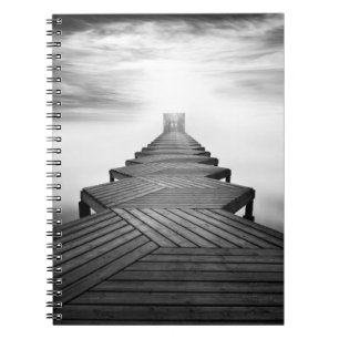 Cuaderno Puente de madera sobre el mar