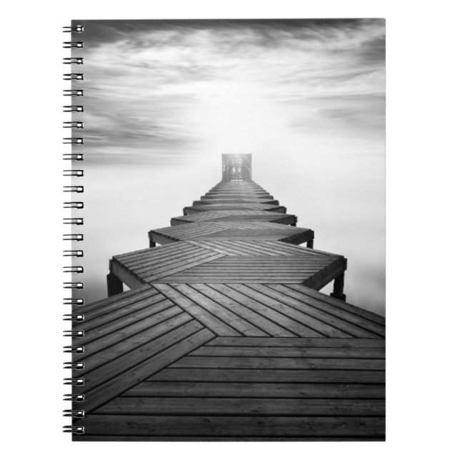 Cuaderno Puente de madera sobre el mar (Frente)