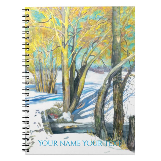 Cuaderno puente en invierno Watercol (Frente)