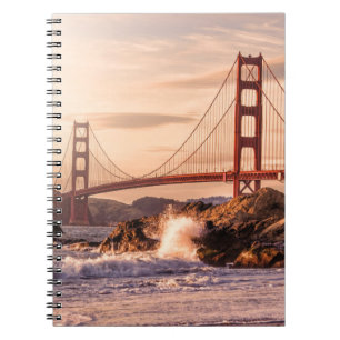 Cuaderno Puente Golden Gate de la playa del panadero