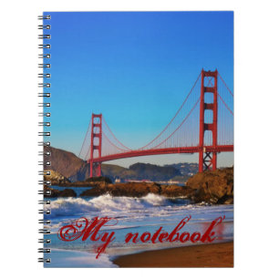 Cuaderno Puente Golden Gate en portátil Sunset