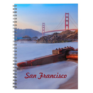Cuaderno Puente Golden Gate en San Francisco, Baker Beach