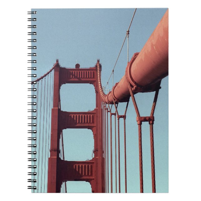Cuaderno Puente Golden Gate, foto única en San Francisco (Frente)
