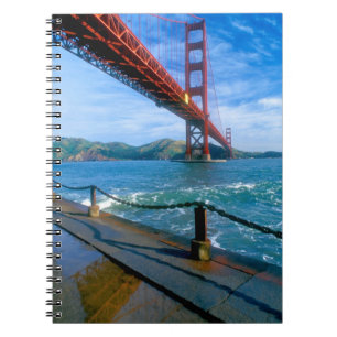Cuaderno Puente Golden Gate y bahía de San Francisco