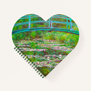 Cuaderno Puente japonés de Monet y los lirios de agua