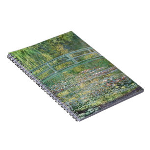 Cuaderno Puente Japonés Nenúfares Arte de Claude Monet