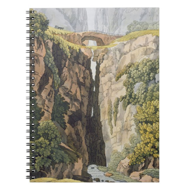 Cuaderno Puente natural, d'Icononzo de Valle (litho del (Frente)