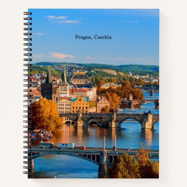 Cuaderno Puentes de Praga Czechia (Anverso)