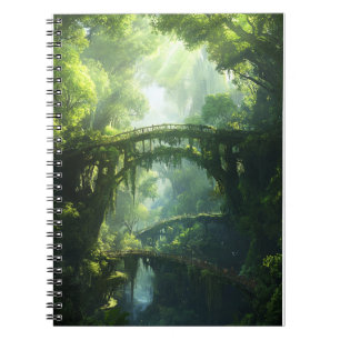 Cuaderno Puentes del cañón esmeralda - Fantas de los bosque