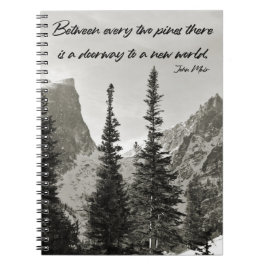 Cuaderno Puerta a un nuevo mundo en las montañas