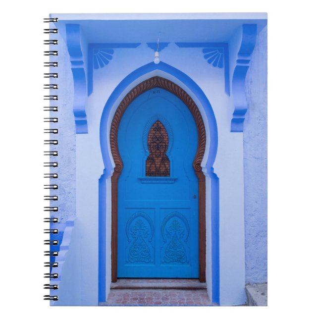 Cuaderno Puerta azul marroquí (Frente)