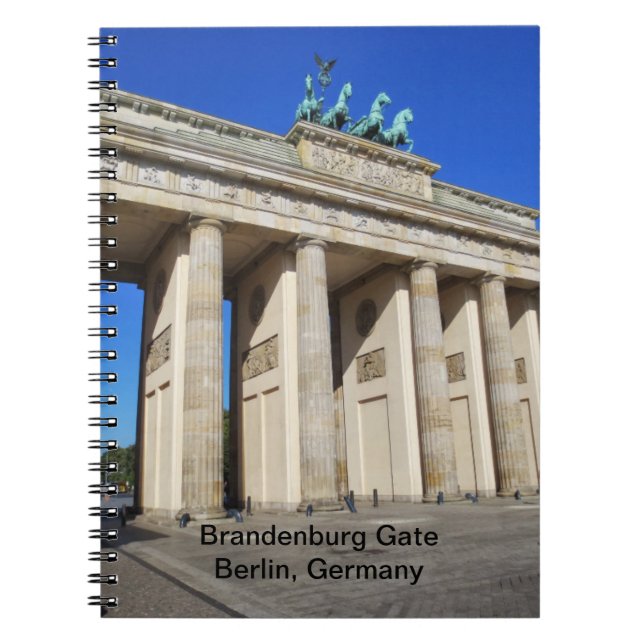 Cuaderno Puerta de Brandenburgo, Berlín, Alemania (Frente)