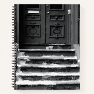 Cuaderno Puerta de la Ciudad Antigua y Escalera Pintura Des
