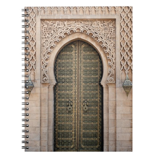 CUADERNO PUERTA DE MADERA GRIS (Frente)