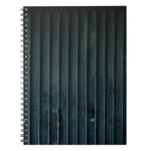 Cuaderno Puerta de madera negra y gris