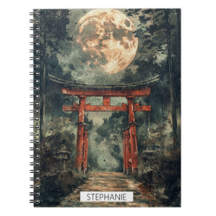Cuaderno Puerta del Templo Vermillion Acuarela Tinta (3)
