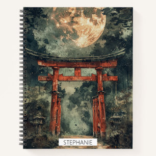Cuaderno Puerta del Templo Vermillion Acuarela Tinta (3)