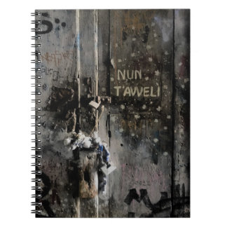 Cuaderno Puerta prohibida en Nápoles Italia