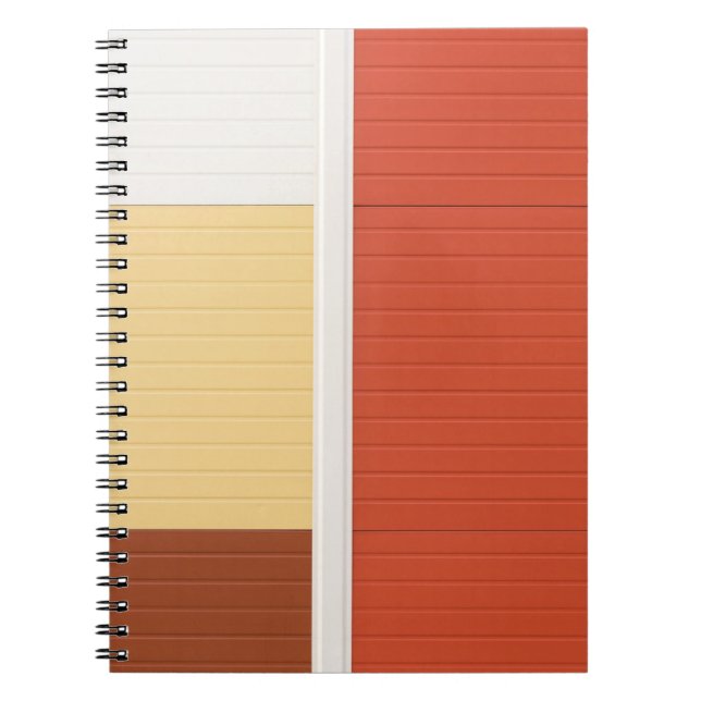 Cuaderno Puerta roja y blanca (Frente)