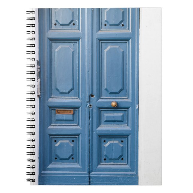 CUADERNO PUERTAS CON PANELES DE MADERA MARRÓN (Frente)