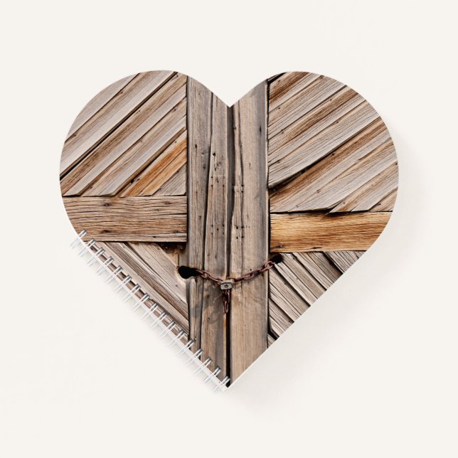 Cuaderno Puertas de madera cerradas (Anverso)