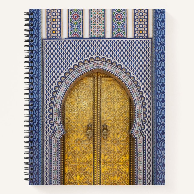 Cuaderno Puertas Ornamentadas Del Palacio Del Rey (Anverso)