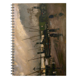 Cuaderno Puerto de pescadores de Ámsterdam tormenta de Vinc