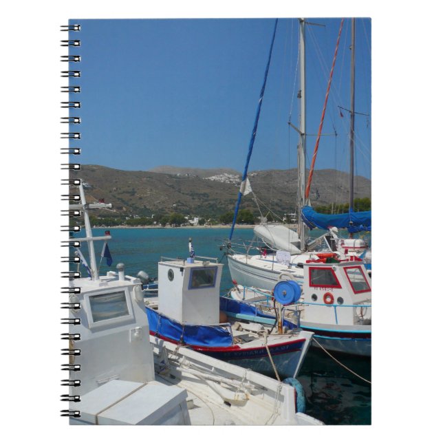 Cuaderno Puerto griego de la isla (Frente)