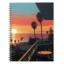 CUADERNO PUESTA DE SOL EN SANTA MONICA #1