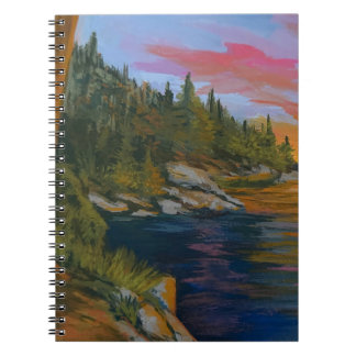 Cuaderno Puesta de sol en Tubbs Hill