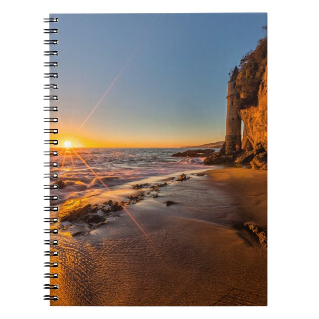 Cuaderno Puesta de sol en Victoria Beach 2 (Frente)