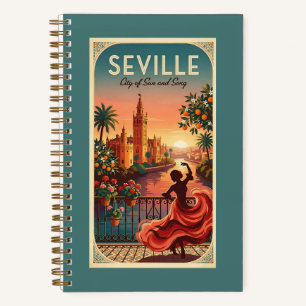 Cuaderno Puesta de sol flamenca en Sevilla
