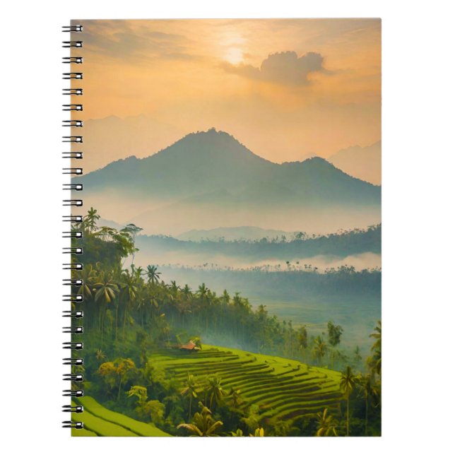 Cuaderno Puesta de sol indonesia  (Frente)