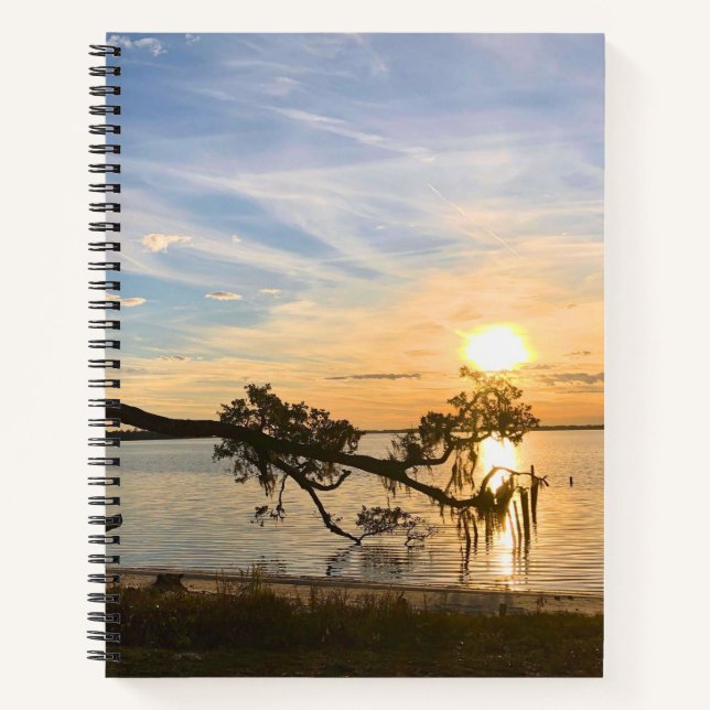 Cuaderno Puesta de sol sobre East Bay (Anverso)