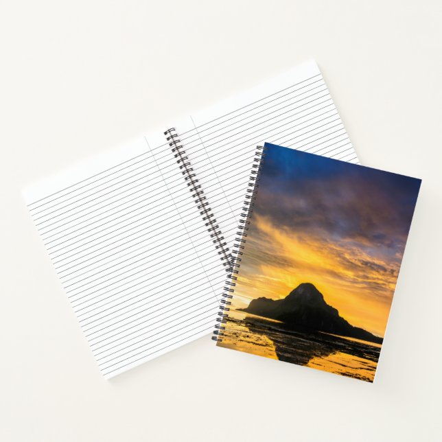 Cuaderno Puesta de sol sobre el archipiélago de Bacuit (Interior)