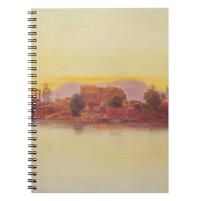 Cuaderno Puesta del sol, 1861 (el panel) (Frente)